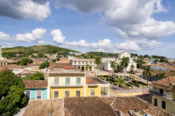 쿠바 의 역사적인 도시 트리니다드의 파노라마 보기 — 스톡 사진