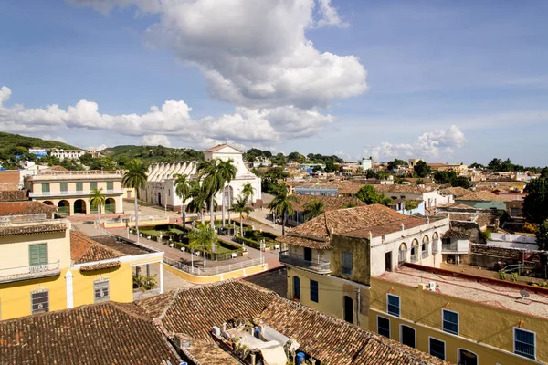 Panoramablick auf die historische Stadt Trinidad, Kuba — Stockfoto