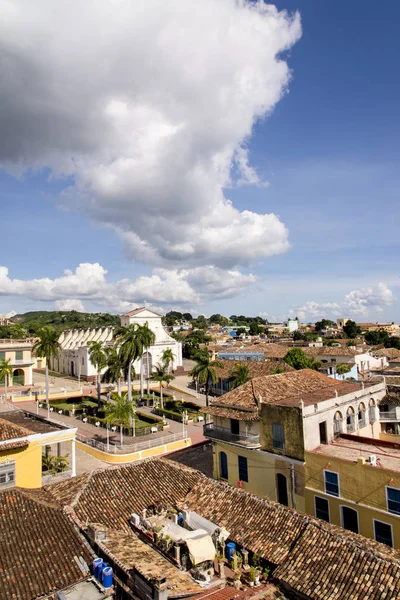 Panoramautsikt över den historiska staden Trinidad, Kuba — Stockfoto