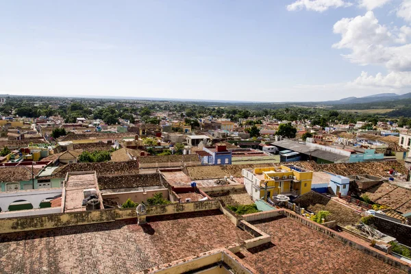 Vista panorâmica da histórica cidade de Trinidad, Cuba — Fotografia de Stock