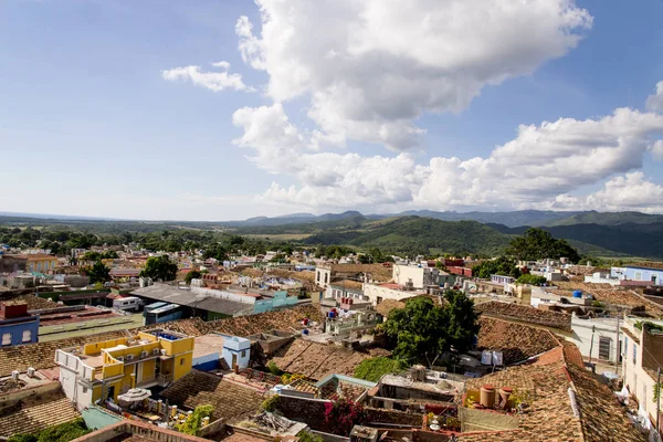 Vista panorámica de la histórica Ciudad de Trinidad, Cuba — Foto de Stock