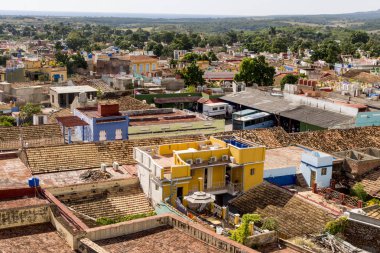 Tarihi Trinidad Şehrinin Panoramik Manzarası, Küba