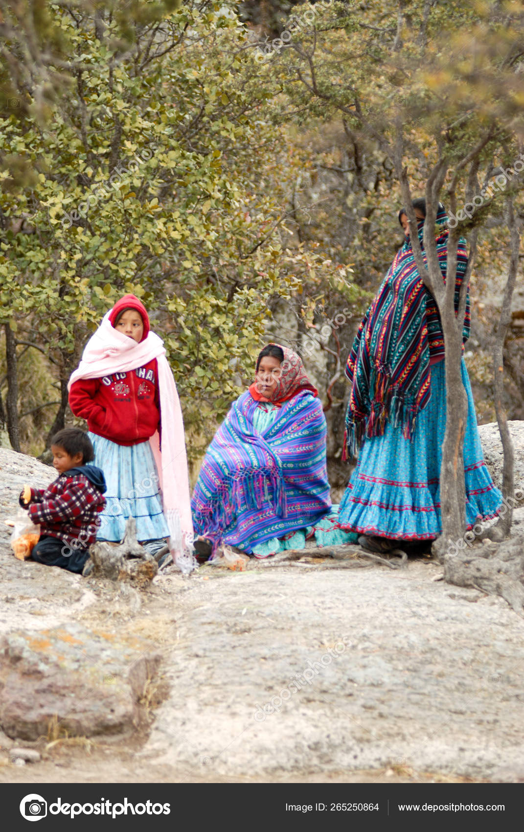 Tarahumara Indian Woman Copper Canyon Mexico Stock Editorial Photo C Adfoto