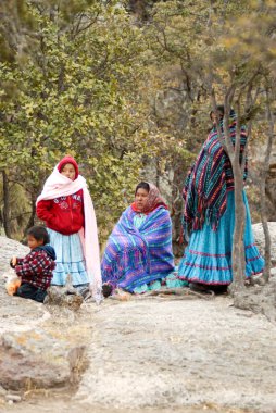 Tarahumara Hintli kadın - Bakır Kanyon - Meksika,