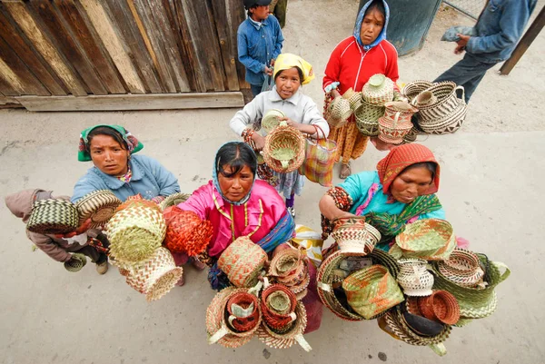 Tarahumara indická žena-měděný kaňon-Mexiko, — Stock fotografie