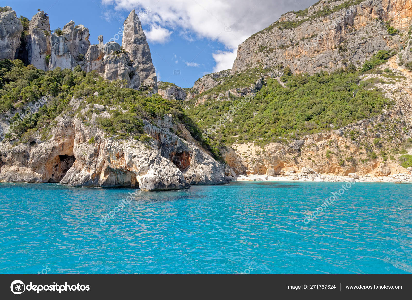 Cala Goloritze Beach Italy Sardinia Stock Photo C Adfoto 271767624