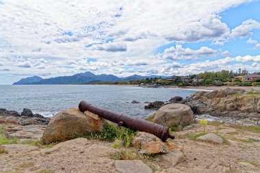 Spanish Tower-Torre di Bari-Sardinya, Italya