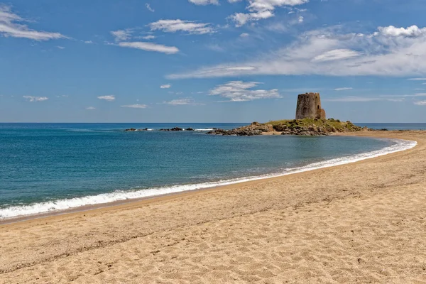 Spanish Tower-Torre di Bari-Sardynia, Włochy — Zdjęcie stockowe