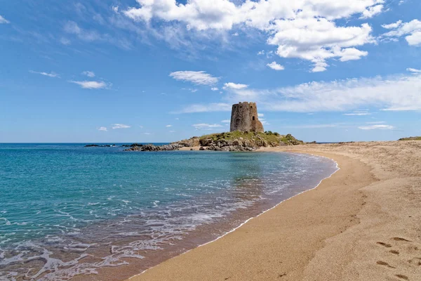 Spanish Tower-Torre di Bari-Sardinya, Italya