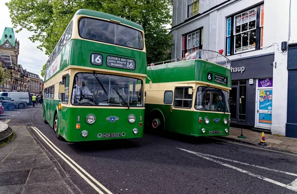 Vintage bus event in Winchester