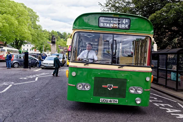 Leyland Panther Uou 417H Vintage Bus Event Winchester Hampshire Reino — Foto de Stock