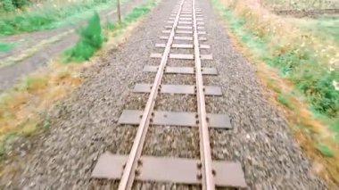 Güney Tynedale Demiryolu. Alston, Cumbria, İngiltere, İngiltere, Avrupa'da buharlı tren - 10 Ağustos 2019
