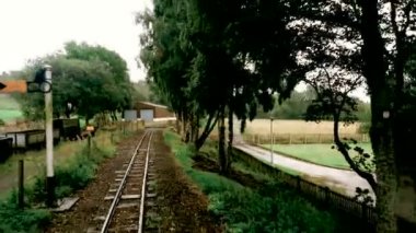 Güney Tynedale Demiryolu. Alston, Cumbria, İngiltere, İngiltere, Avrupa'da buharlı tren - 10 Ağustos 2019