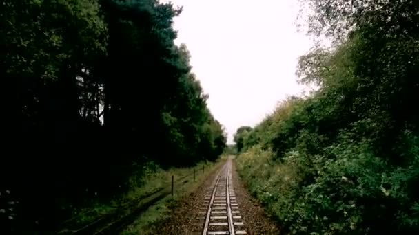 Železnice Jih Tynedale Parní Vlak Alston Cumbria Anglie Spojené Království — Stock video