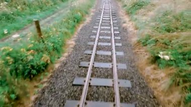 Güney Tynedale Demiryolu. Alston, Cumbria, İngiltere, İngiltere, Avrupa'da buharlı tren - 10 Ağustos 2019