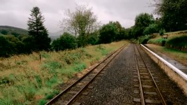 Güney Tynedale Demiryolu. Alston, Cumbria, İngiltere, İngiltere, Avrupa'da buharlı tren - 10 Ağustos 2019