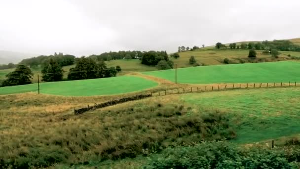 South Tynedale Eisenbahn Dampfzug Auf Alston Cumbria England Vereinigtes Königreich — Stockvideo