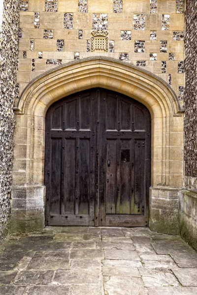 Vue des maisons de portes - Winchester, Royaume-Uni — Photo