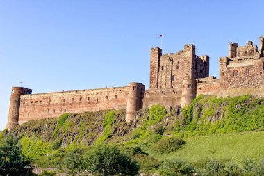 Bamburgh Kalesi - Bamburgh - Northumberland İngiltere
