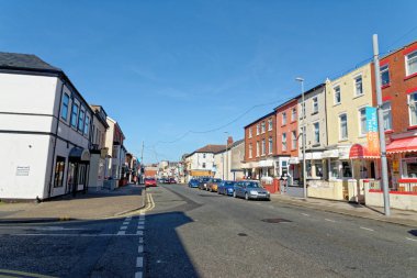 Blackpool - Lancashire - İngiltere'de sokak manzarası