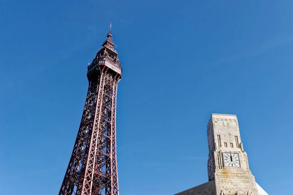 Blick auf Blackpool Tower - blackpool - vereinigtes Königreich — Stockfoto