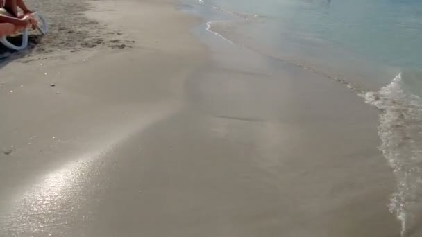 Varadero Plajı Batı Hint Adaları Karayipler Varadero Küba Orta Amerika — Stok video