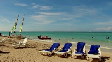 Varadero plajı - Batı Hint Adaları, Karayipler, Varadero, Küba, Orta Amerika - 6 Kasım 2018
