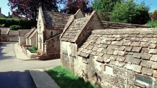 Famous Model Village Bourton Water Cotswolds Gloucestershire England Bild Tagen — Stockvideo