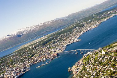 Tromso, Norveç Panoraması - seyahat noktası