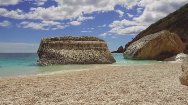 이탈리아 Sardinia Nuoro Province National Park Bay Orosei Gennargentu Cala — 비디오