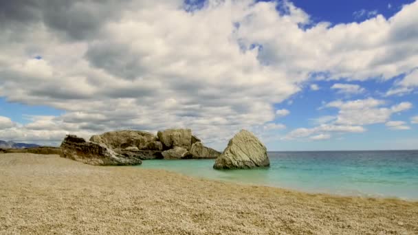 이탈리아 Sardinia Nuoro Province National Park Bay Orosei Gennargentu Cala — 비디오