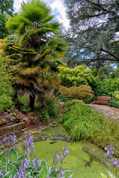 ブレンハイム宮殿庭園とそれは美しい公園 ウッドストック オックスフォードシャー イングランド 英国です — ストック写真
