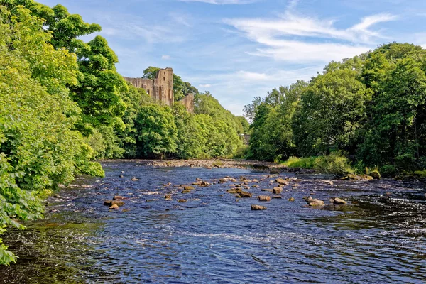 Barnard Castle Teesdale County Durham Verenigd Koninkrijk Ruïnes Van Het — Stockfoto