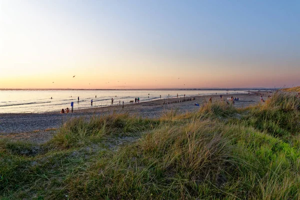 Dramatic Sunset West Wittering Beach West Sussex England 25Th August — Stock Photo, Image