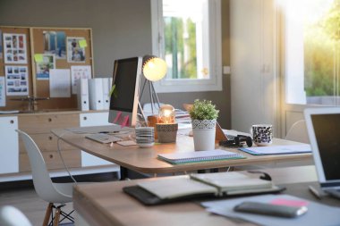 Görünüm boş ortak çalışma ofisi