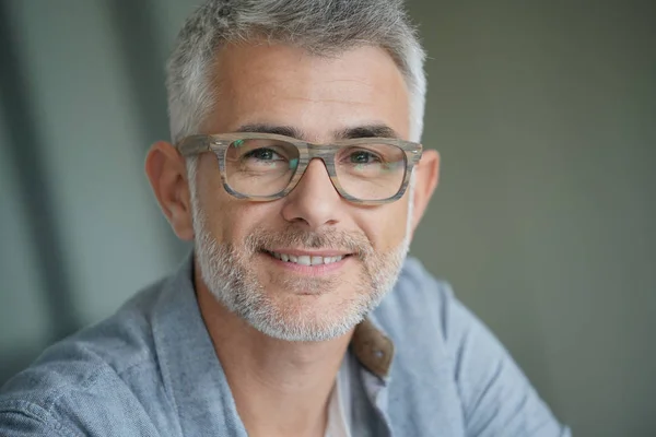 Chico Mediana Edad Con Gafas Moda —  Fotos de Stock