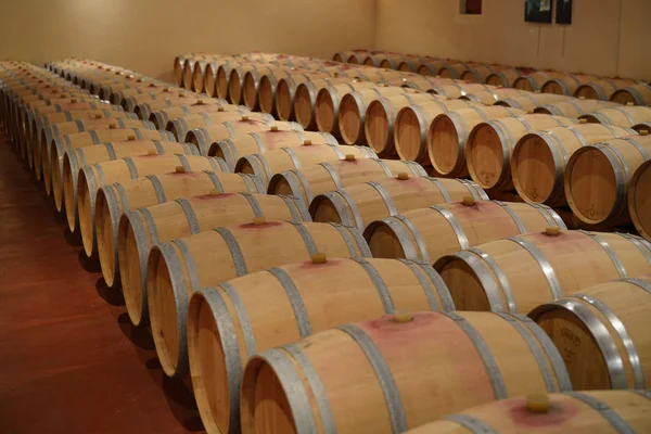 View Wine Barrels Winery — Stock Photo, Image