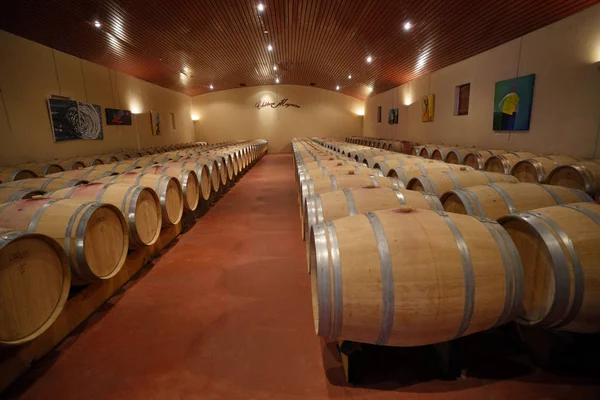 View Wine Barrels Winery — Stock Photo, Image