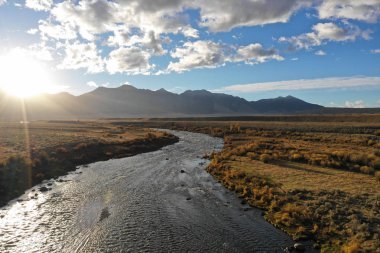 Montana'daki Madisson nehri