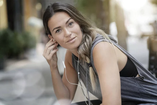 Vrouw Stedelijke Sport — Stockfoto