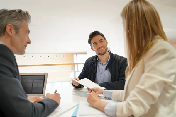 Candidate Corporate Business Interview — Stock Photo, Image