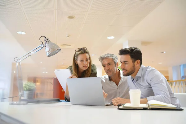 Startup Team Going Business Ideas Office — Stock Photo, Image