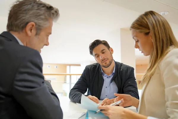 Candidate Corporate Business Interview — Stock Photo, Image