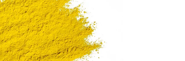 Fondo Abstracto Pintura Amarilla Polvo Seco Copie Espacio Lado Derecho — Foto de Stock