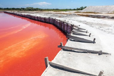 Ukrayna 'da doğal tuz çıkarma havuzu..