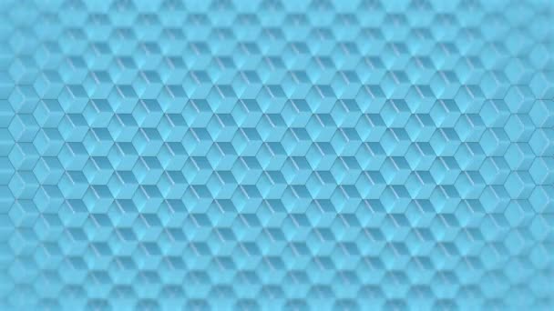 Scifi Technology Hexagon Pattern Background Uhd Nahtlose Schleife — Stockvideo