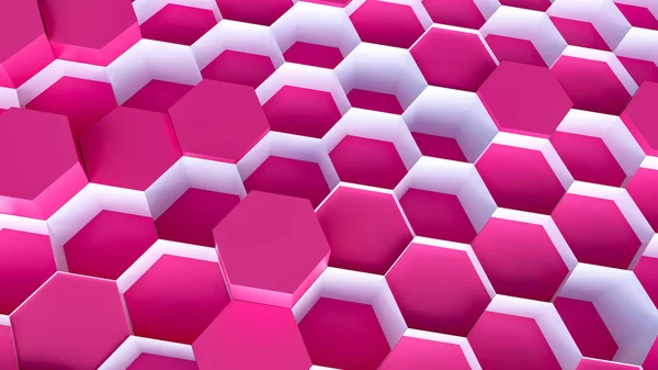 technology hexagon pattern background - 3d rendering
