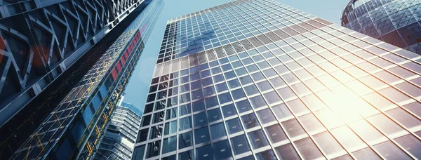 Сучасні Офісні Хмарочоси Будівель London City — стокове фото