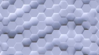 hareketli teknoloji altıgen desen arka plan - 4 k sorunsuz döngü