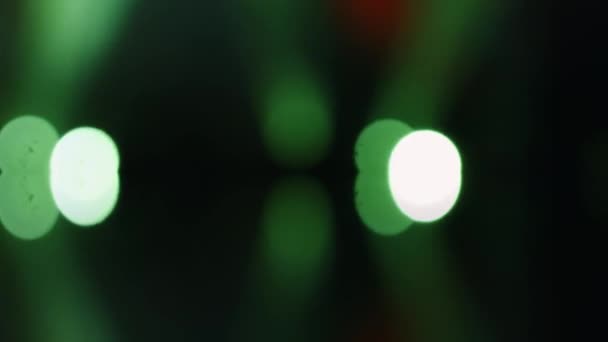 Абстрактний Кольоровий Фон Неоновими Променями Спалахами Світла Обличчями Лініями Космічний — стокове відео